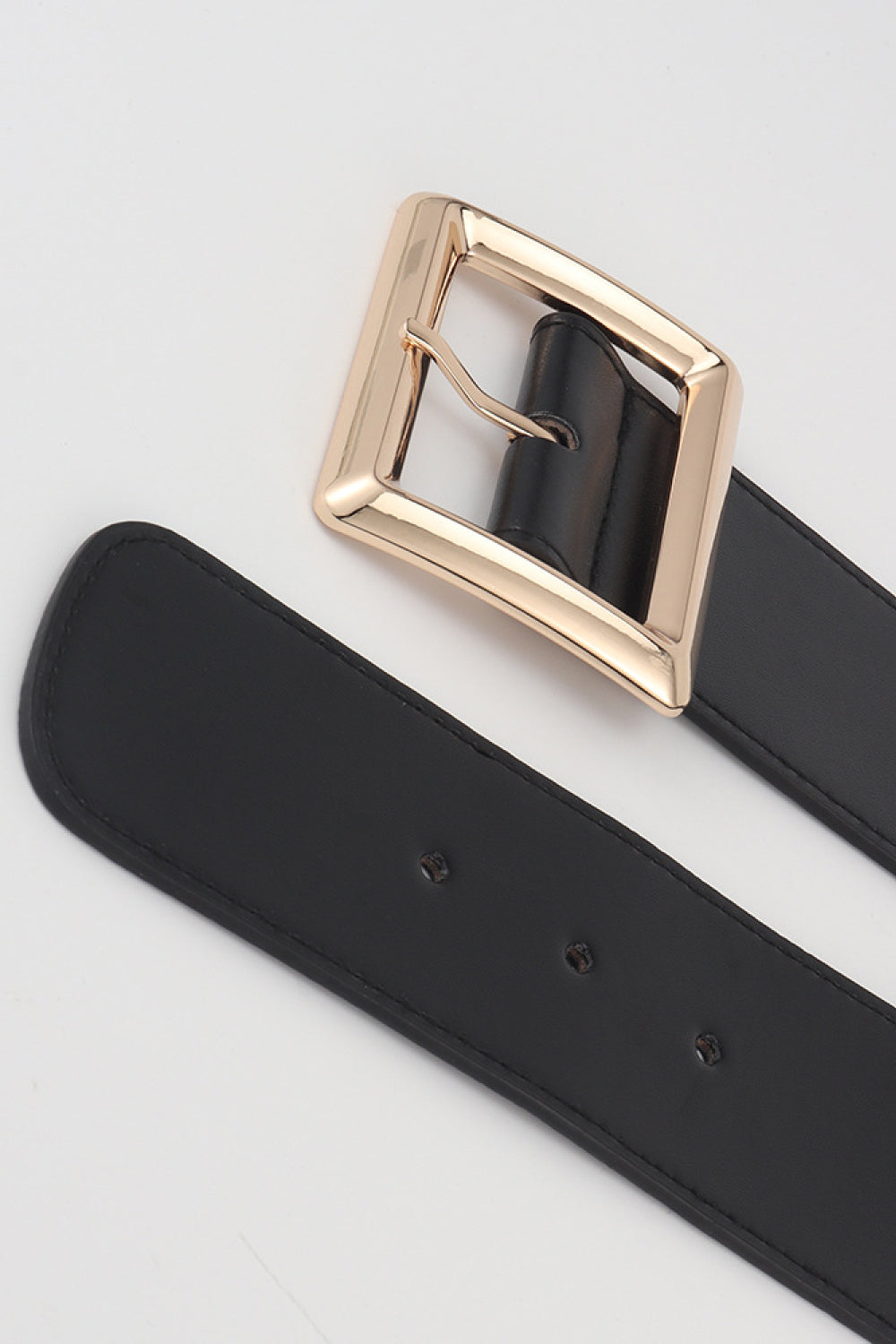 Rectangle Buckle Elastic Belt