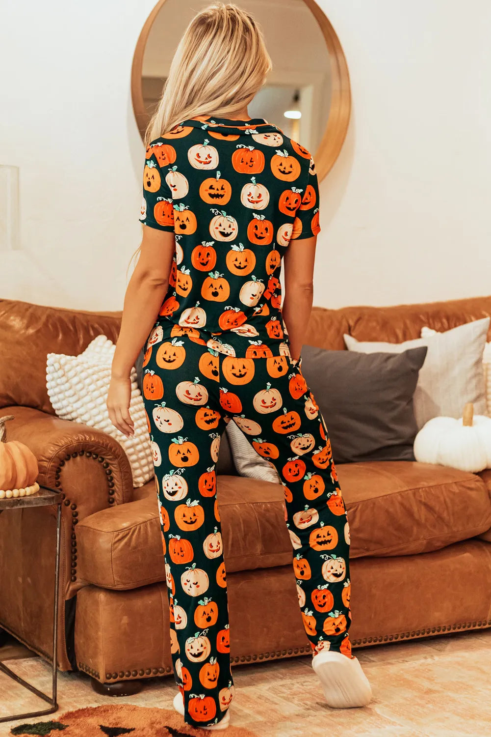 Pumpkin Nights Pajama Lounge Set