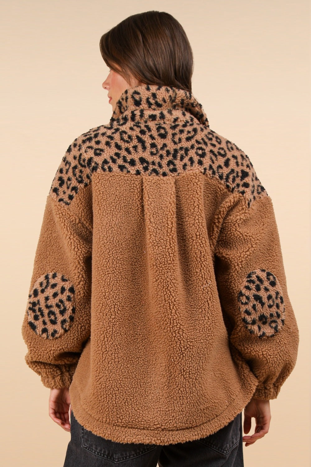Fuzzy Leopard Jacket