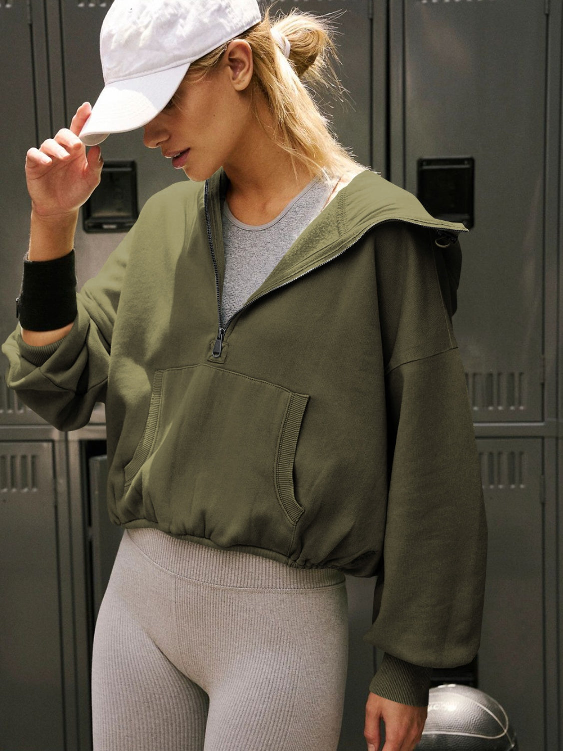Half Zip Hoodie