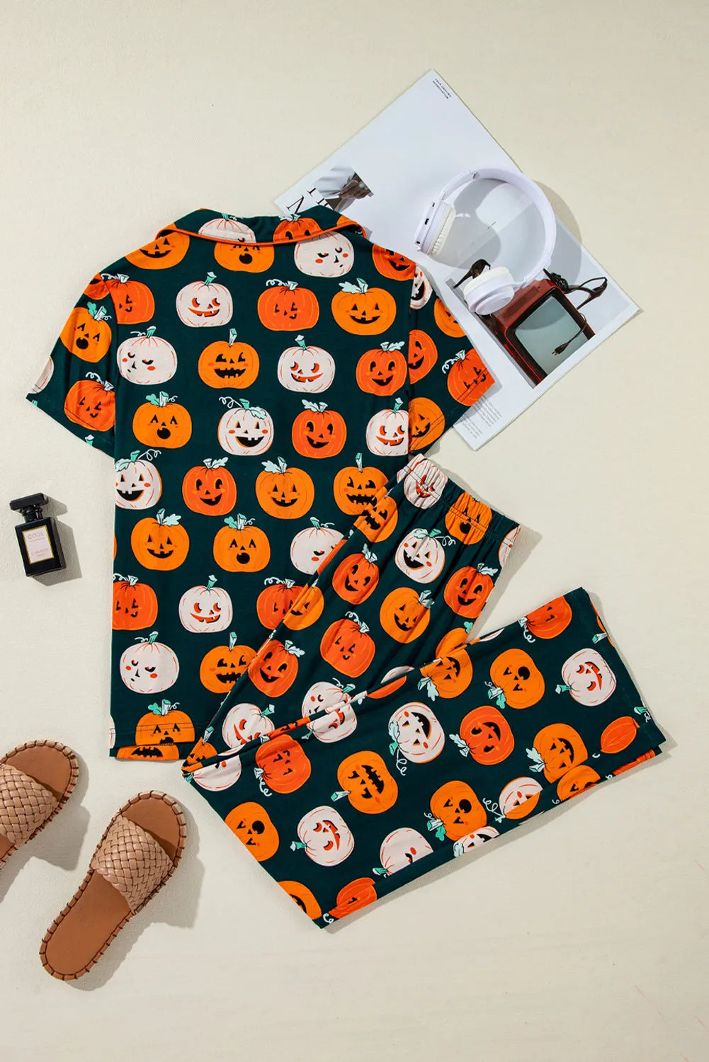 Pumpkin Nights Pajama Lounge Set