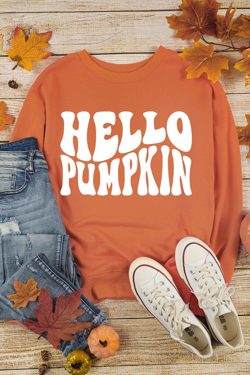 Hello Pumpkin Graphic Sweatshirt
