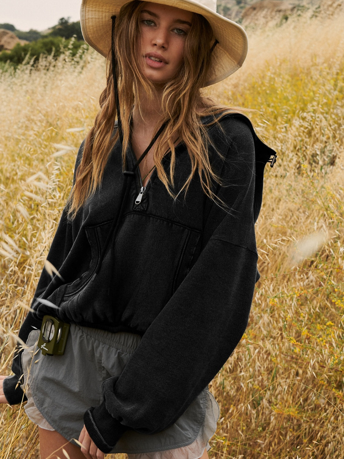 Half Zip Hoodie