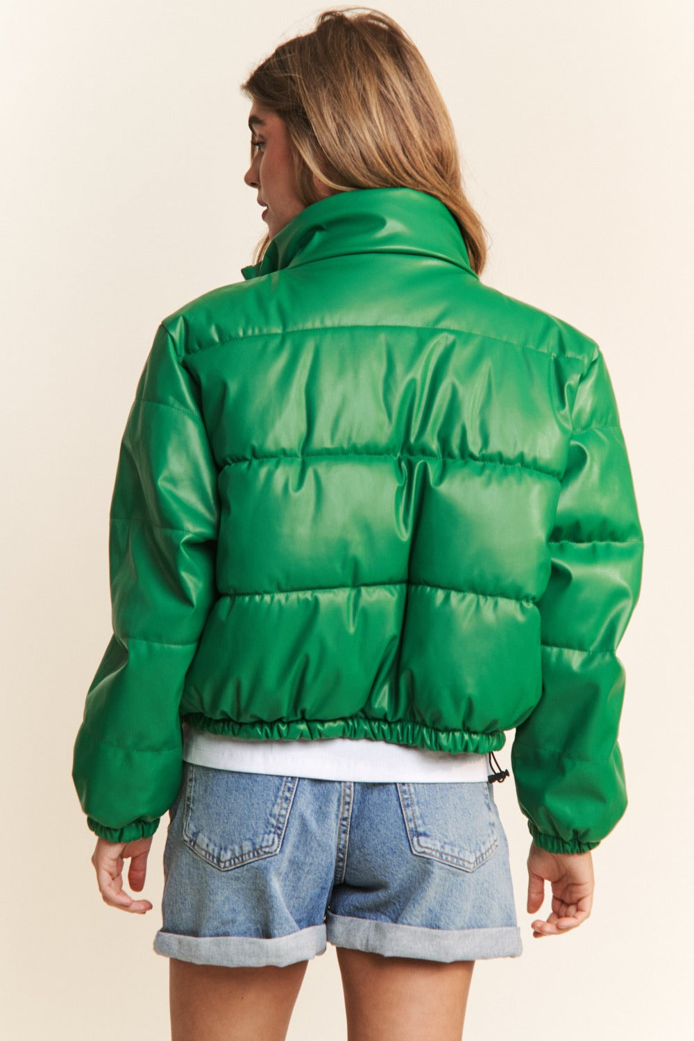 Green Business Puffer Jacket