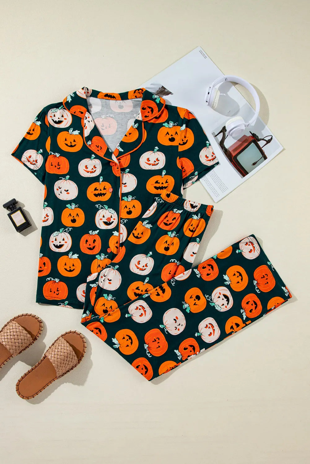 Pumpkin Nights Pajama Lounge Set