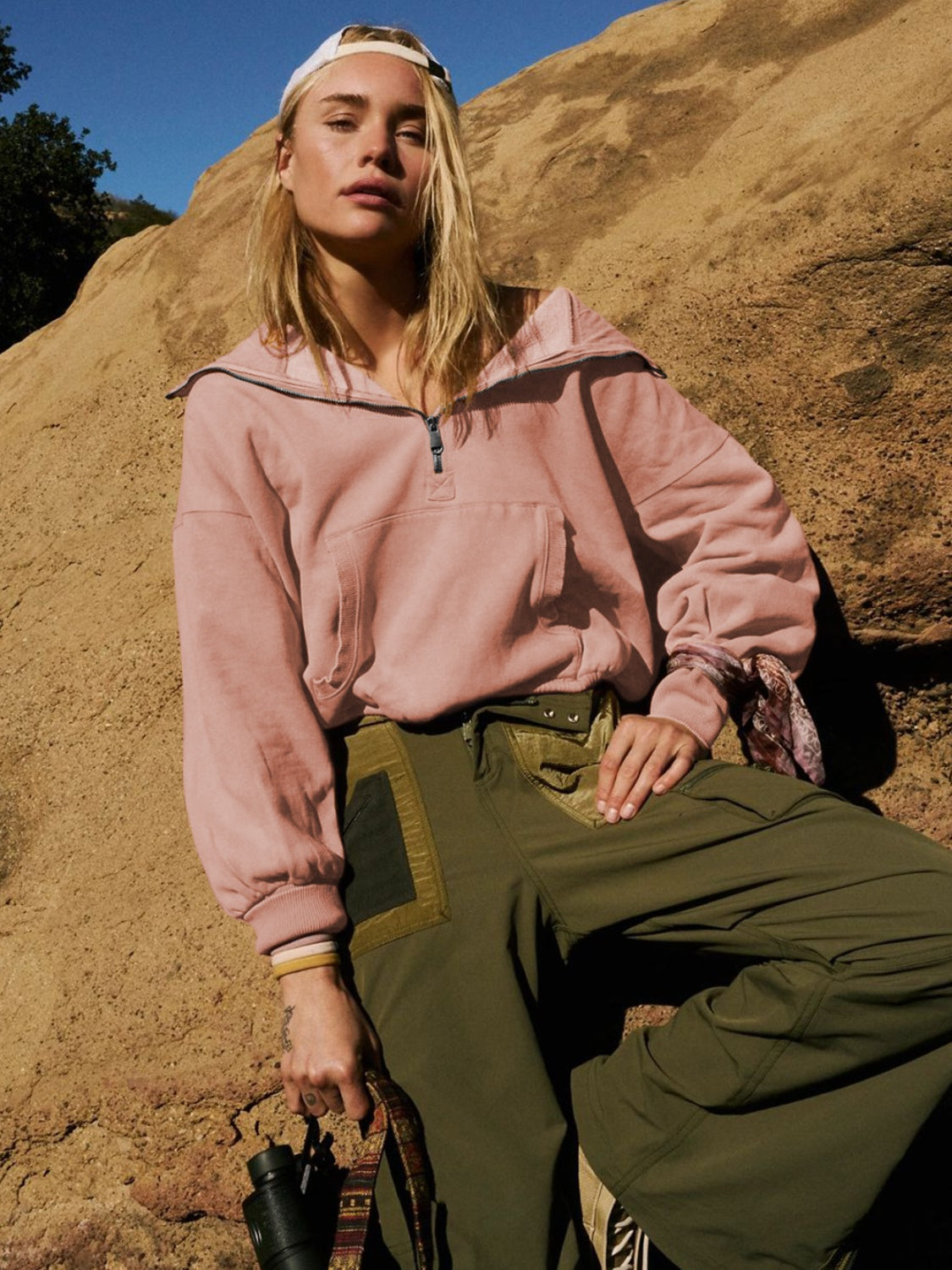 Half Zip Hoodie