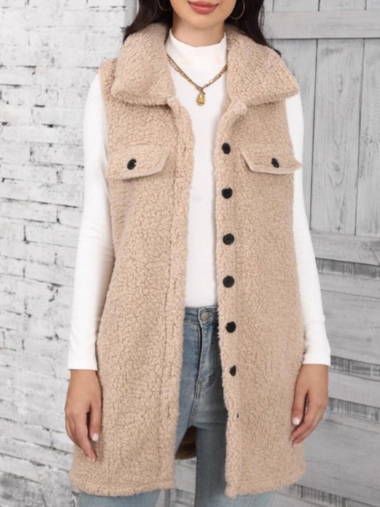 Teddy Vest Coat