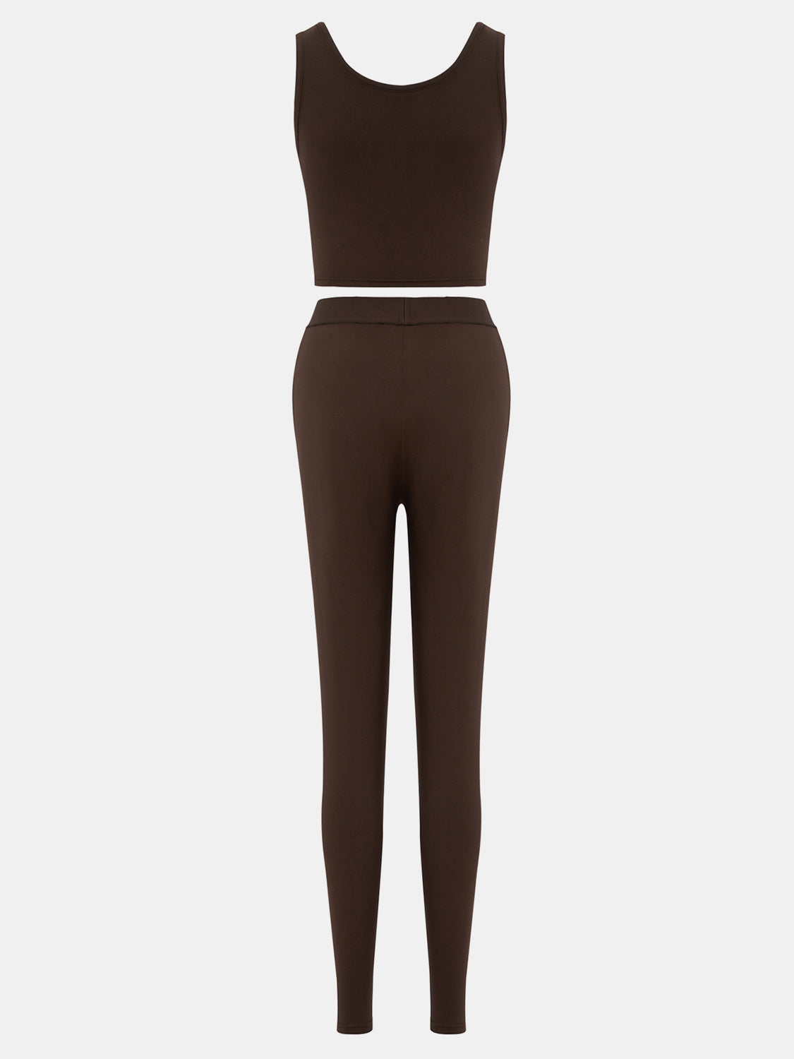 Square Neck Top and Leggings Set