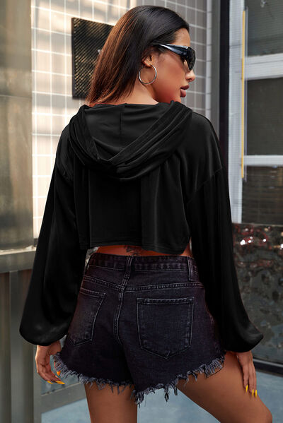 Cami and Dropped Shoulder Hoodie