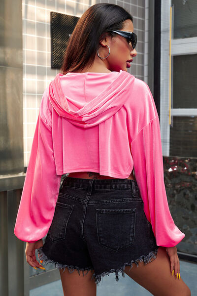 Cami and Dropped Shoulder Hoodie