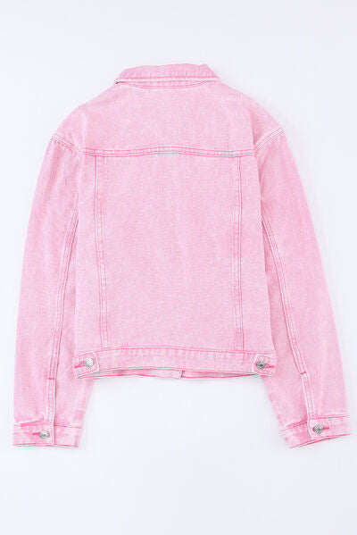 Pink Denim Jacket