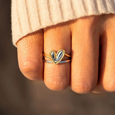 Double Heart Ring