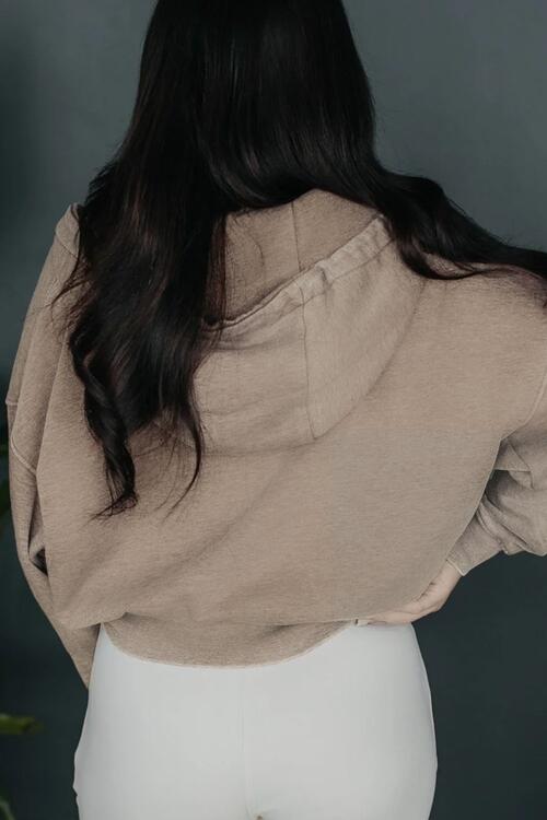 Cropped Zip-Up Jacket