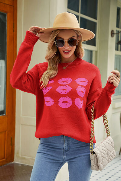 Hearts and Kisses Sweater