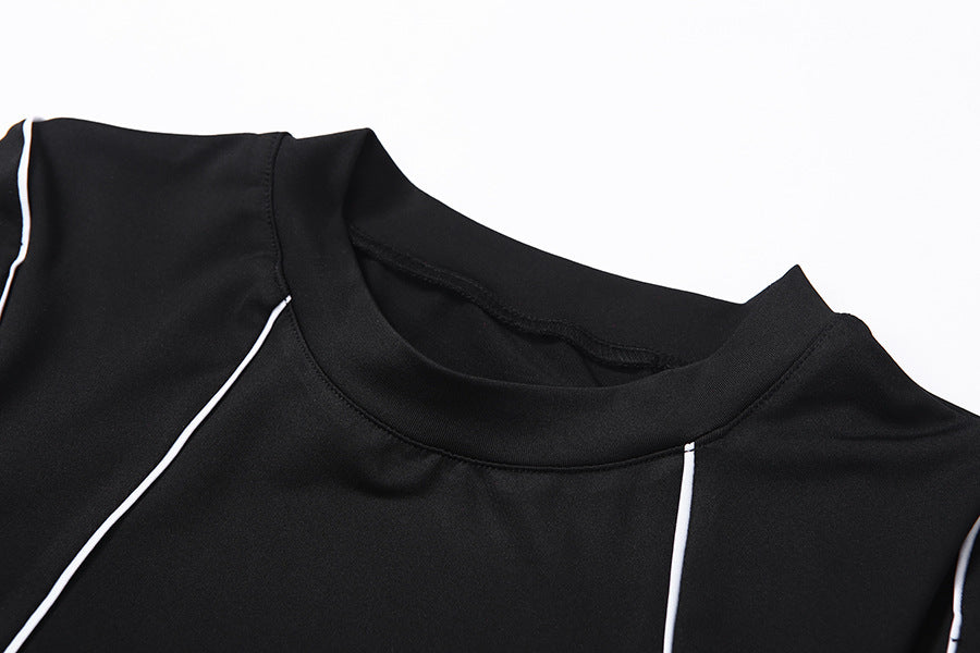 Striped Panel Sporty Set