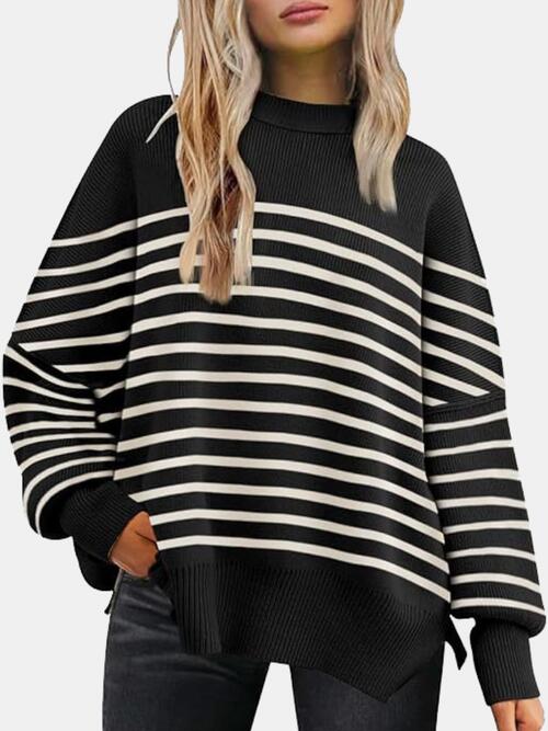 Slit Sides Sweater