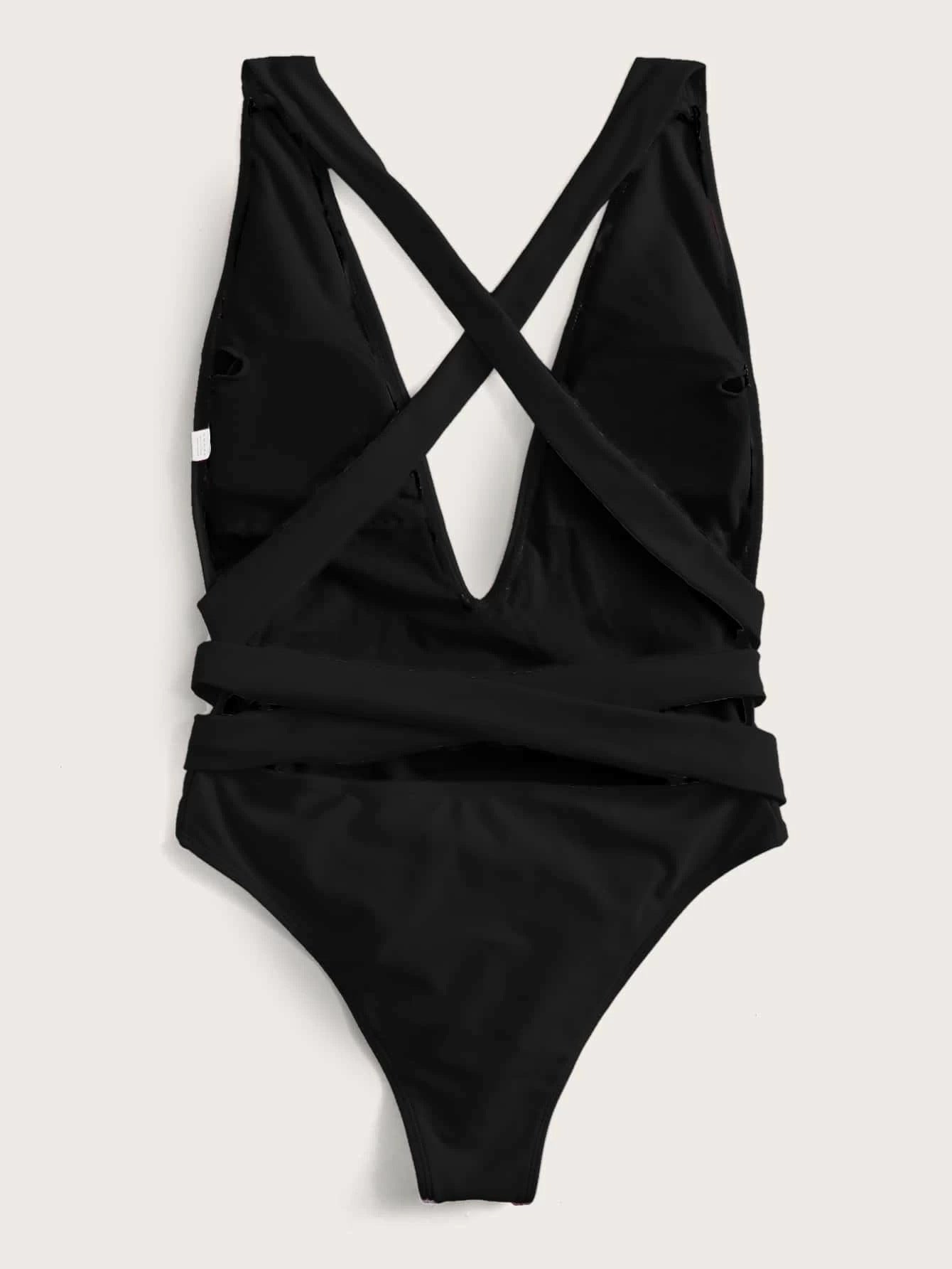Halter Tie-Up Swimsuit