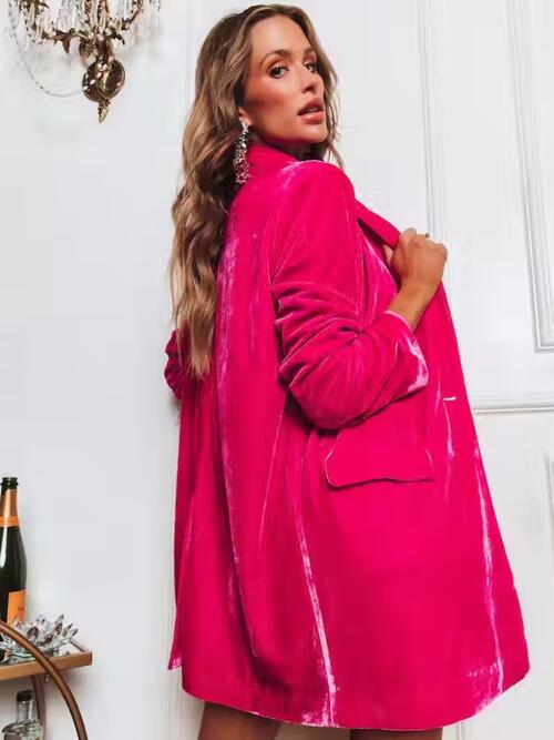 Velour Blazer