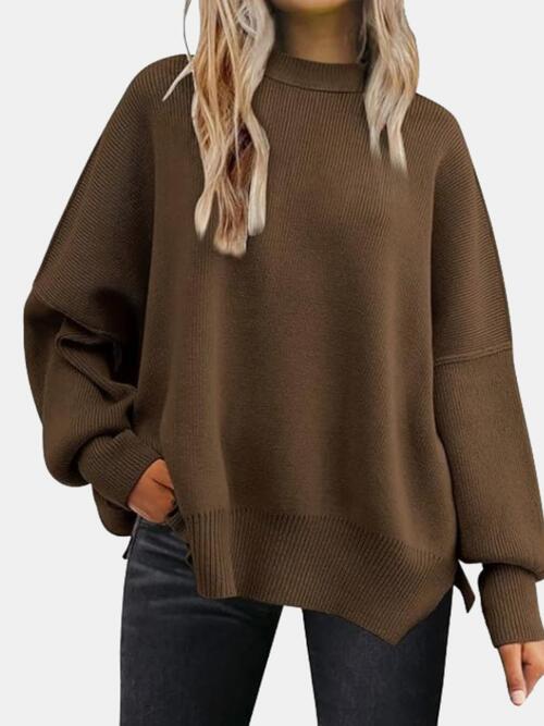 Slit Sides Sweater