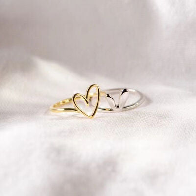 Double Heart Ring