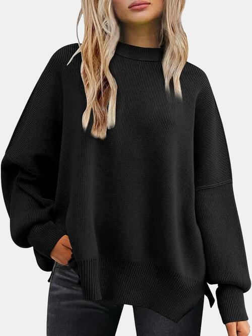 Slit Sides Sweater