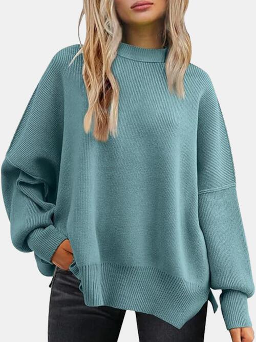 Slit Sides Sweater