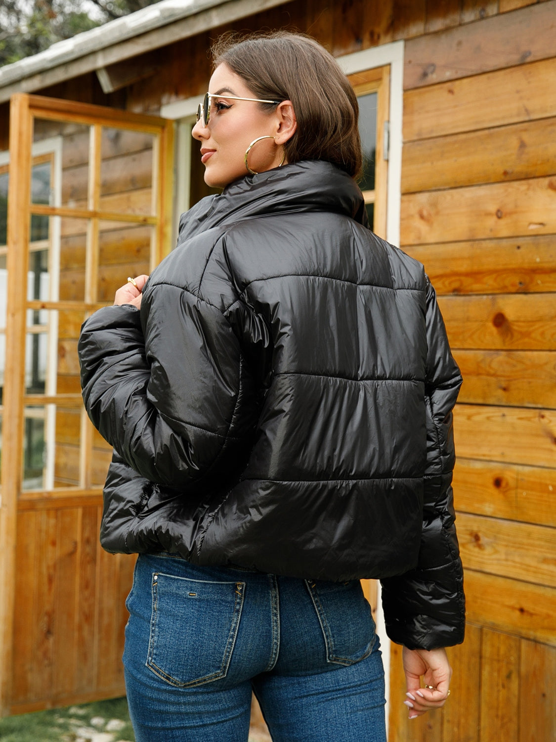 High-Neck Puffer Jacket
