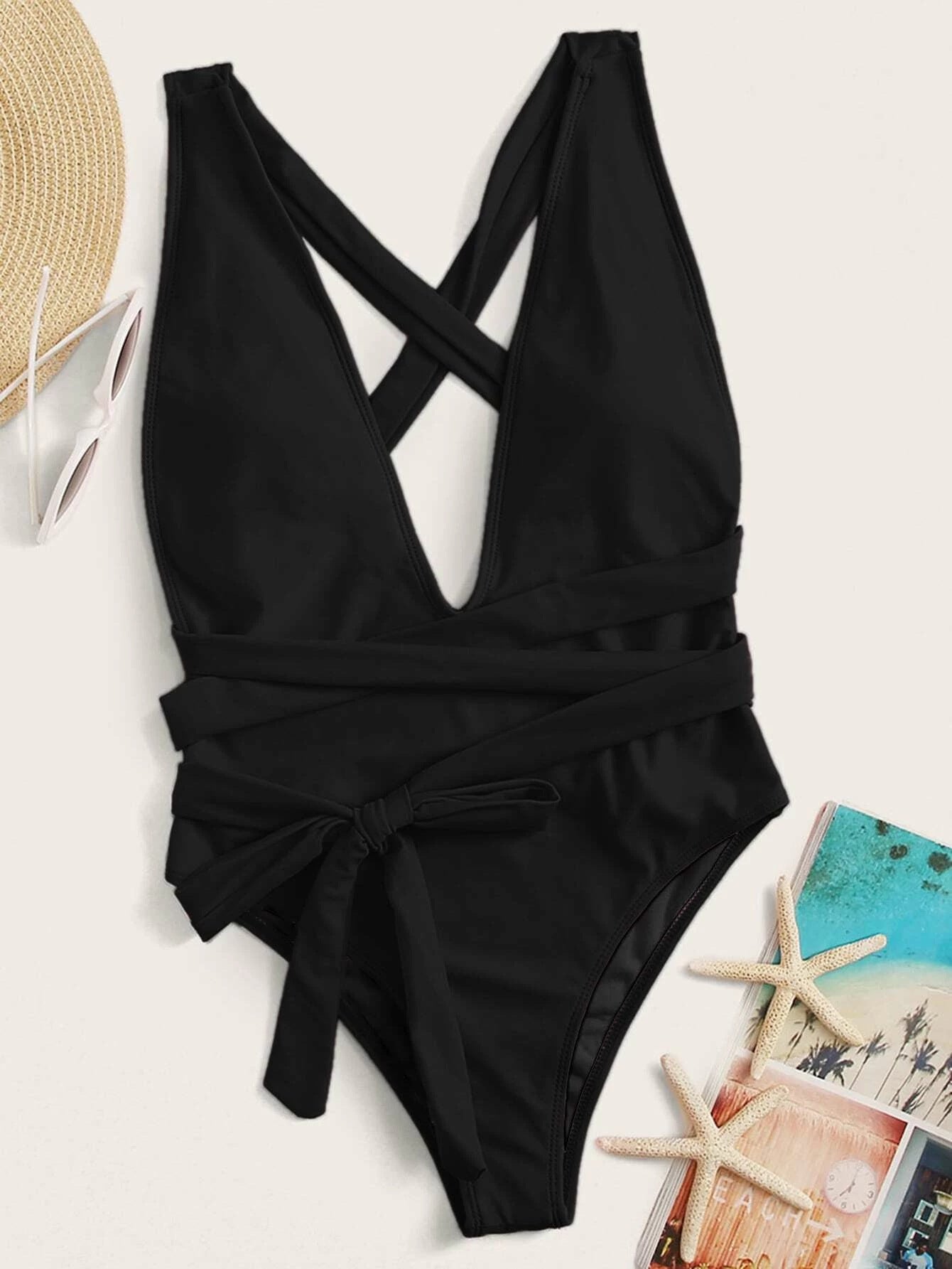 Halter Tie-Up Swimsuit