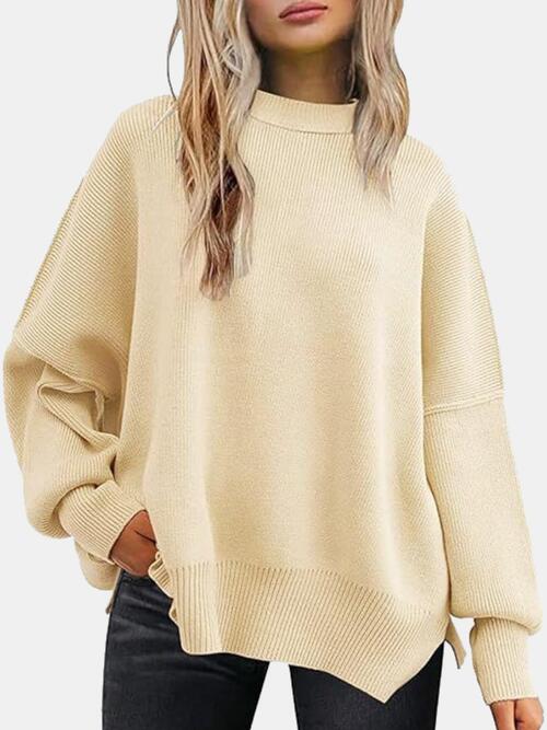 Slit Sides Sweater