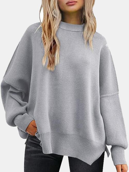 Slit Sides Sweater