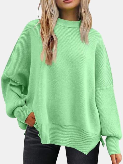 Slit Sides Sweater