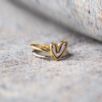 Double Heart Ring