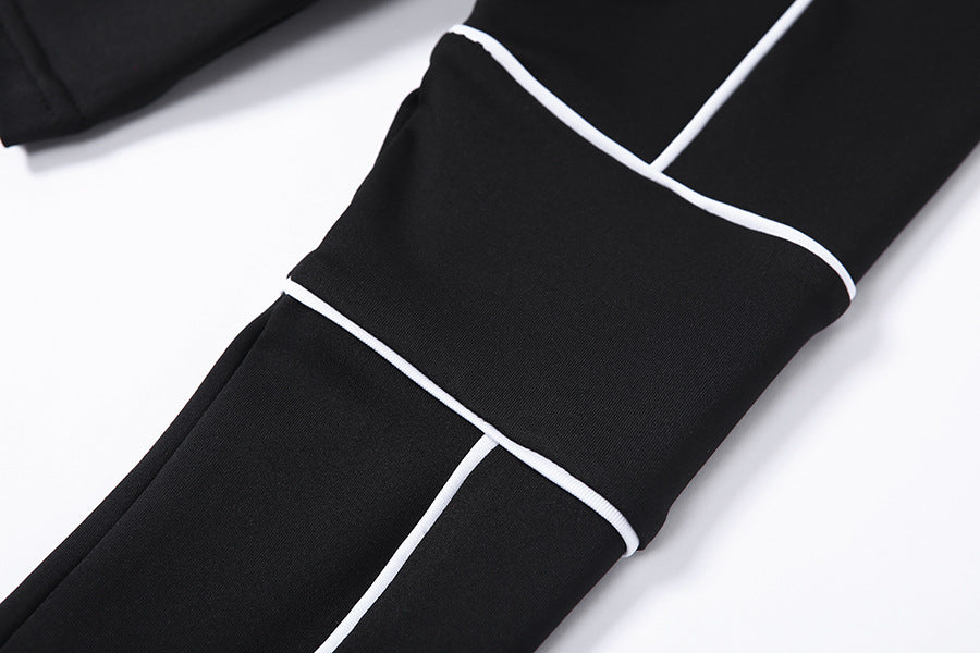 Striped Panel Sporty Set
