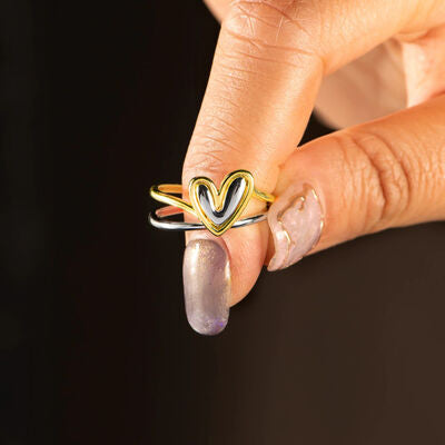 Double Heart Ring