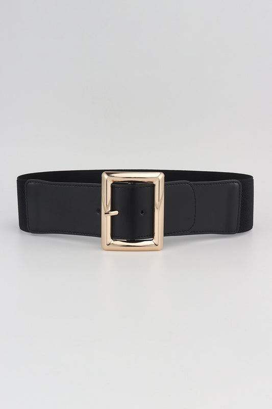 Rectangle Buckle Elastic Belt