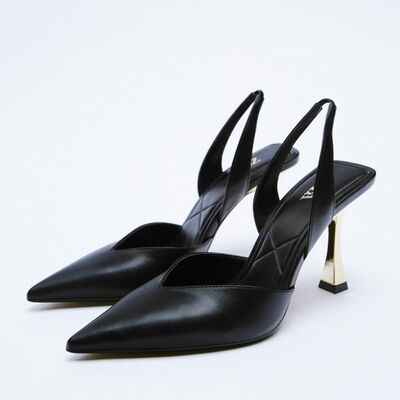 Point Toe Stiletto Heel Pumps