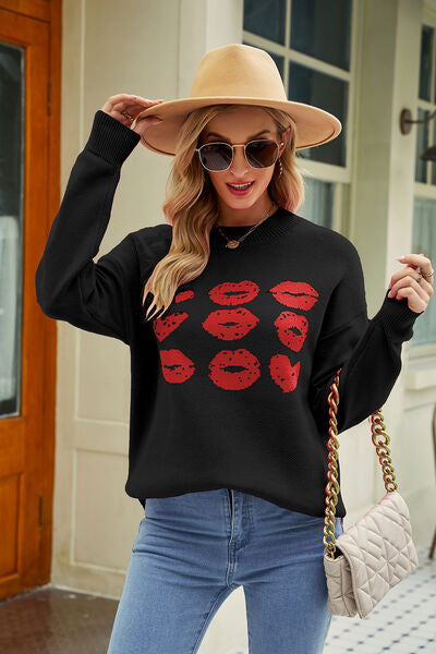 Hearts and Kisses Sweater