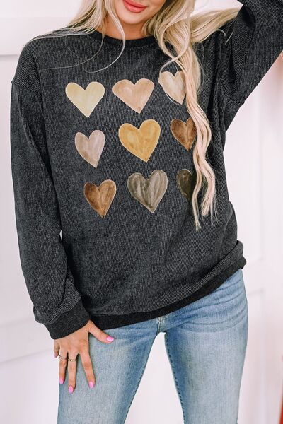 Nude Hearts Sweatshirt