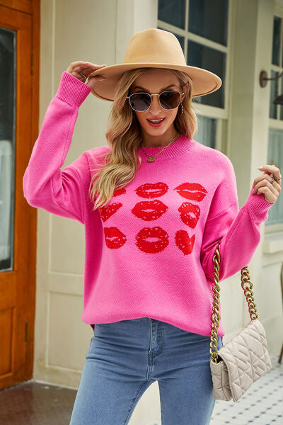 Hearts and Kisses Sweater