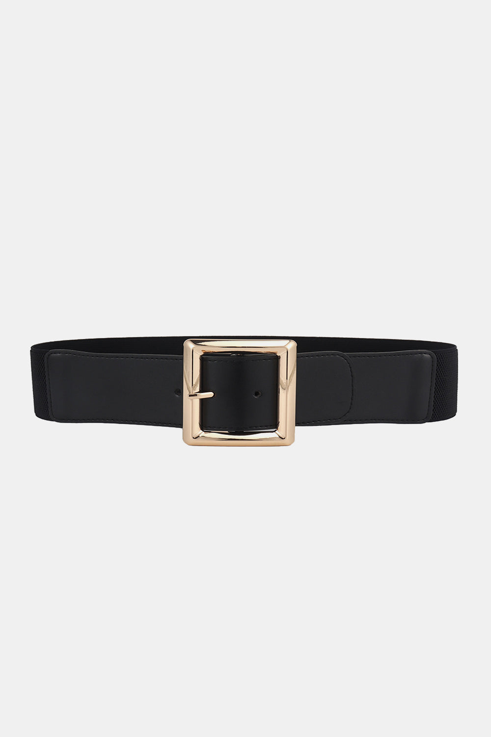 Rectangle Buckle Elastic Belt