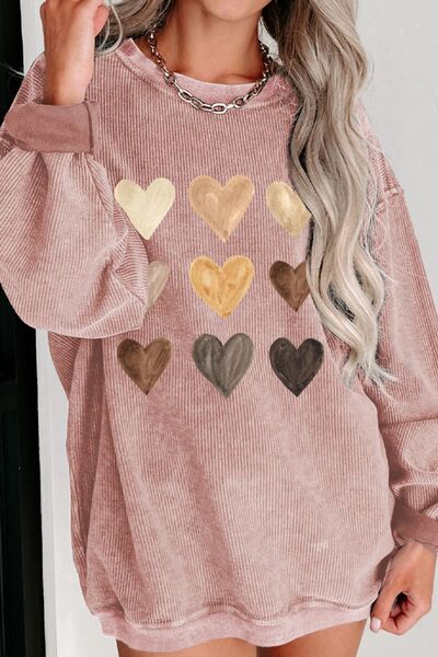 Nude Hearts Sweatshirt
