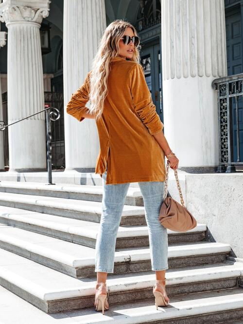Velour Blazer