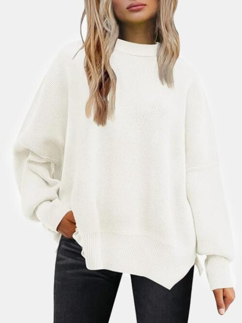 Slit Sides Sweater