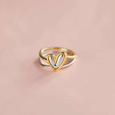 Double Heart Ring