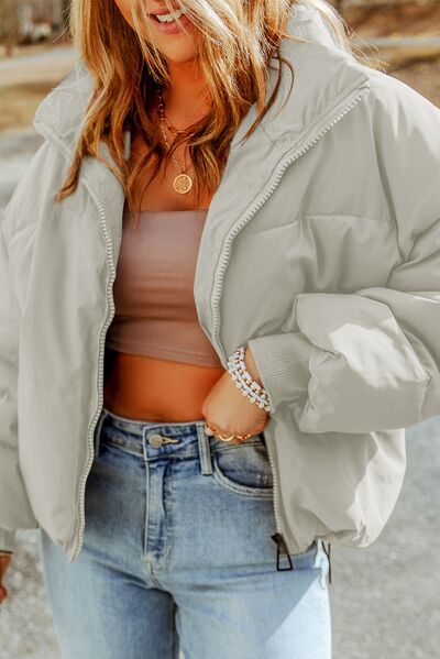 Zip-Up Puffer Jacket