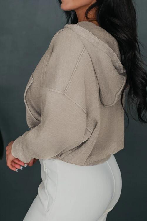 Cropped Zip-Up Jacket