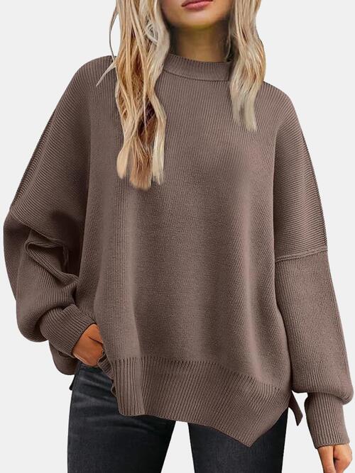 Slit Sides Sweater