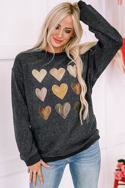 Nude Hearts Sweatshirt