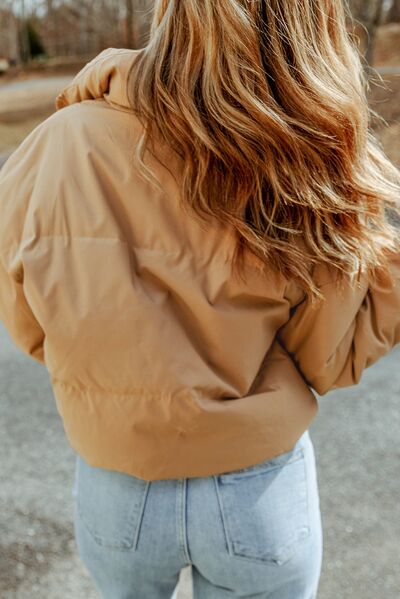 Zip-Up Puffer Jacket