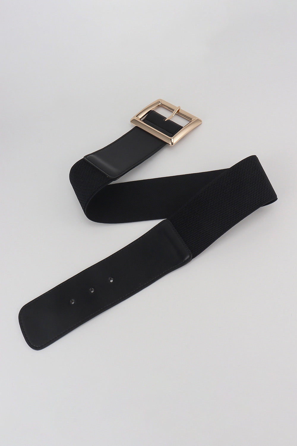 Rectangle Buckle Elastic Belt